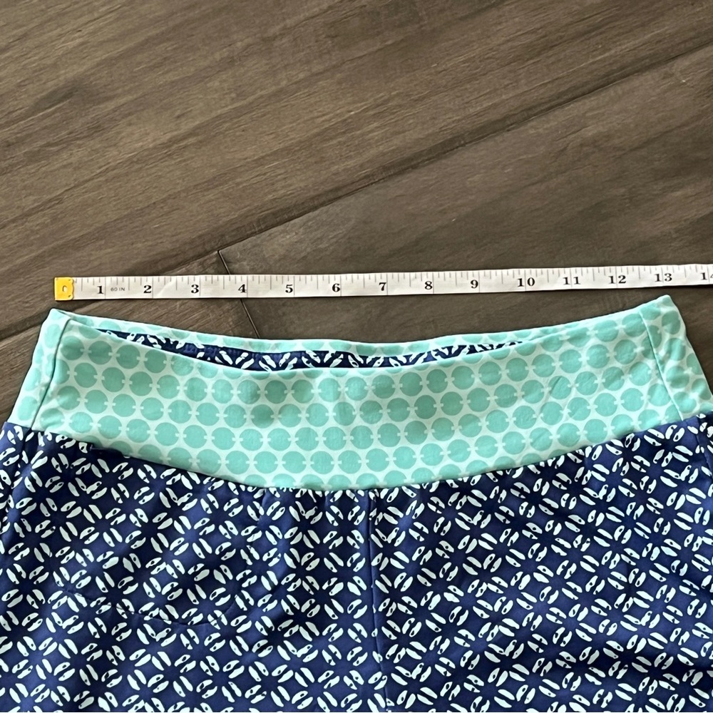 J. Mclaughlin Geometric Patterned Leggings - Size… - image 6